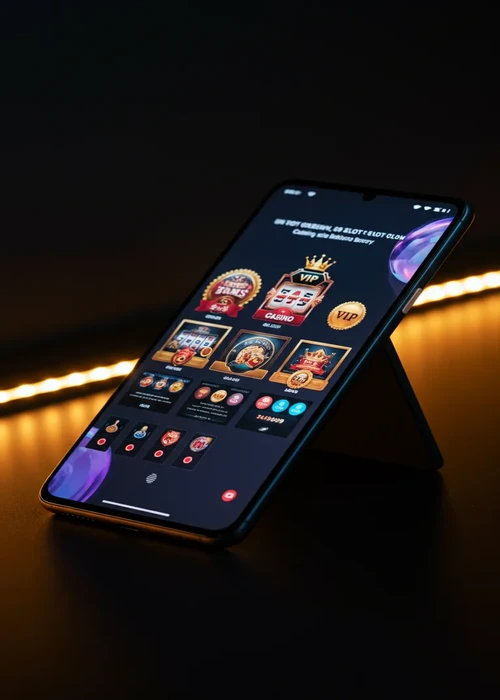 Kinbet Casino Portal mit smaragdgrunen Akzenten und Premium Slots Auswahl